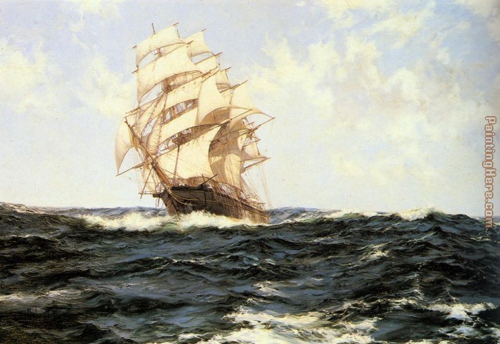 Montague Dawson Pacific Rollers